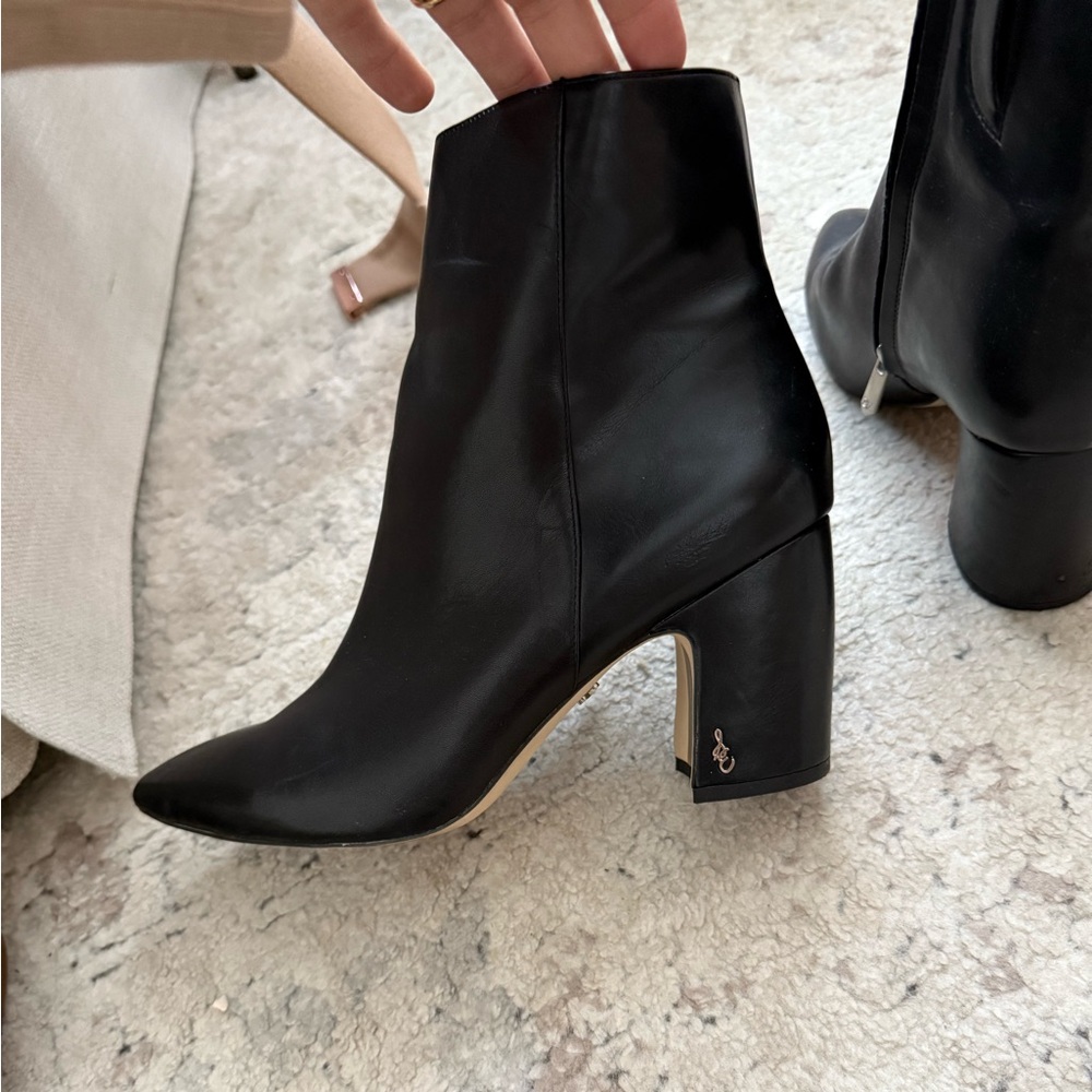 Sam Edelman Black Heeled Boots